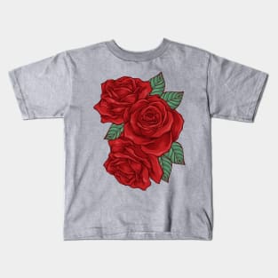 beautiful roses flower Kids T-Shirt